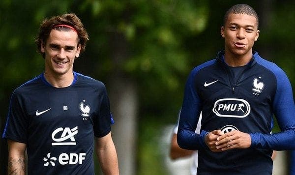 Mbappé y Griezmann