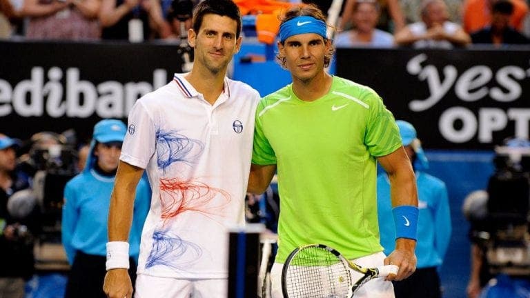 Rafael Nadal y Novak Djokovic