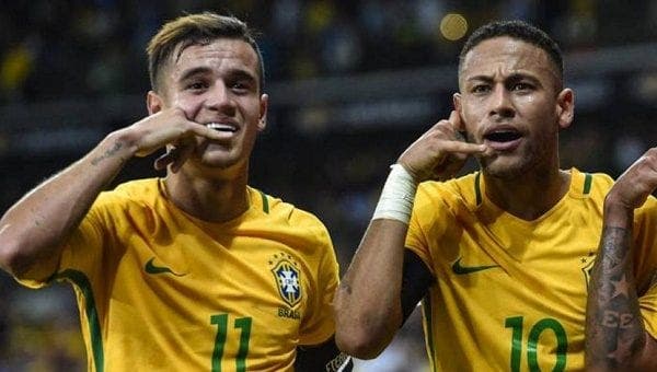 Neymar y Coutinho