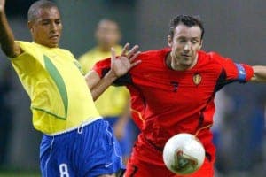 Marc Wilmots jugó los Mundiales de 1990, 1994, 1998 y 2002. El actual seleccionador es todo un mito del fútbol belga. Foto: Agencias.