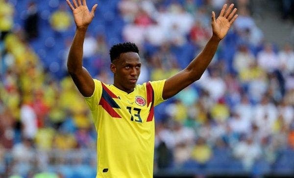 Yerry Mina Betis Yerry Mina con Colombia