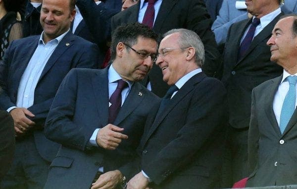 Josep María Bartomeu y Florentino Pérez