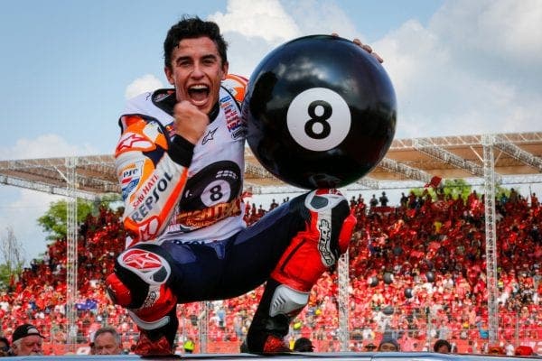 Marc Márquez brilla por su ausencia en el MotoGP