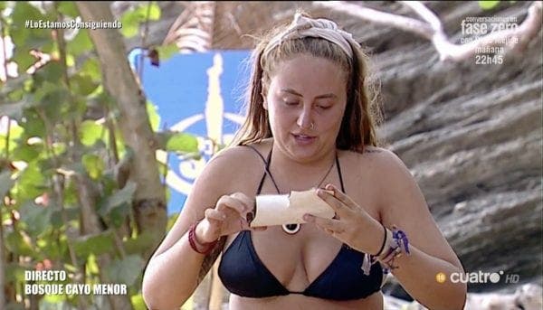 Rocío Flores durante su participación en el reality